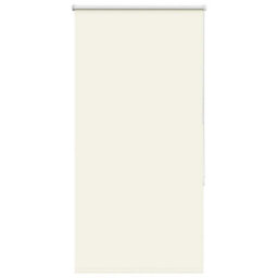 Berkfield Roller Blind Blackout Off White 65X150 Cm Fabric Width 60.7 Cm Polyester - thumbnail 1