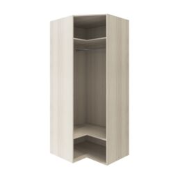 GoodHome Atomia Freestanding Matt Oak Effect Particle Board Mirrored Wardrobe (H)2250mm (W)1300mm (D)580mm - thumbnail 4