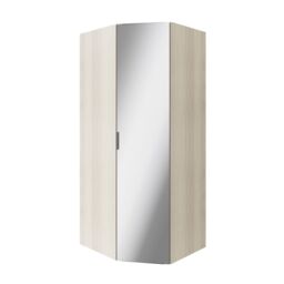 GoodHome Atomia Freestanding Matt Oak Effect Particle Board Mirrored Wardrobe (H)2250mm (W)1300mm (D)580mm - thumbnail 2
