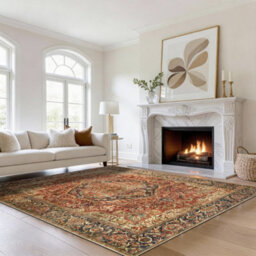 Bedlooms Majestic Cashmere Rug 160X230Cm, Modern Area Rug, Anti Slip, Stain Resistant, Bed & Dining Room Rug - thumbnail 9
