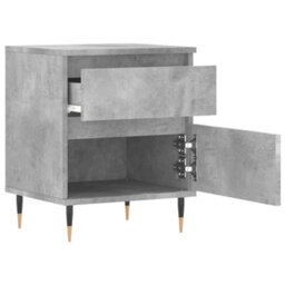 Berkfield Bedside Cabinet Concrete Grey 40X35X50 Cm Engineered Wood - thumbnail 6
