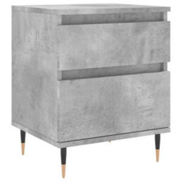 Berkfield Bedside Cabinet Concrete Grey 40X35X50 Cm Engineered Wood - thumbnail 2