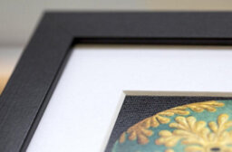 Artery8 Wall Art Print Polka Dot Glazed Porcelain Ceramic Vases Folk Artwork Framed 9X7 Inch - thumbnail 3