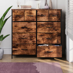 Lassic Vida Designs Chorley 10 Drawer Fabric Ukfr Chest Of Drawers, Rustic Brown - thumbnail 7