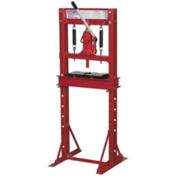 10 Tonne Hydraulic Floor Press With Bottle Unit And 2 Table Plates - thumbnail 3