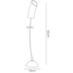 Luminosa Lighting Luminosa Lucia Table Lamp In-Line Switch G9 Polished Chrome - thumbnail 3