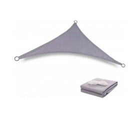 Grey 3X3X3M Triangular Shade Sail Uv Resistant - thumbnail 1