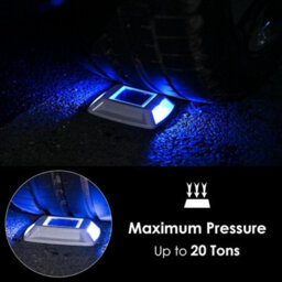 4Pcs Led Solar Deck Lights Ip68 Outdoor - thumbnail 5