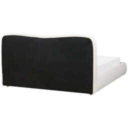 Beliani Ottoman Bed Boucle Blagnac 160 X 200 Cm (Eu King Size) Off-White - thumbnail 8