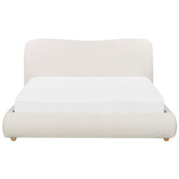 Beliani Ottoman Bed Boucle Blagnac 160 X 200 Cm (Eu King Size) Off-White - thumbnail 7