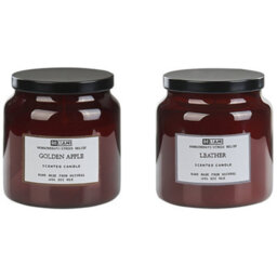 Beliani Set Of 2 Scented Candles Absolute Alchemy Soy Wax Fruity Notes Fresh Notes - thumbnail 1