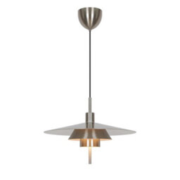Nordlux Latika Indoor Pendant Light Silver Metal E27 Layered Shades - Mains Powered, Ip20 - thumbnail 1