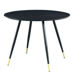 Hallowood Furniture Finley Small Round Dining Table (Tab101) With Black Top - thumbnail 8