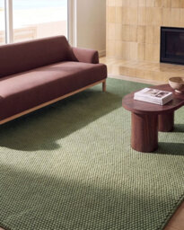 Beliani Rug Kordea Green 200 X 300 Cm Wool - thumbnail 2