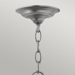 Luminosa Lighting Elstead Gentry 4 Light Medium Ceiling Lantern Pendant Pewter, E14 - thumbnail 2