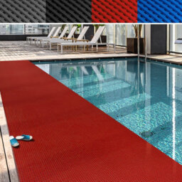 Floordirekt Adria Anti Slip Workplace Mat Uv Resistant Wet Area Drainage Rubber Runner Indoor Outdoor Red 120 X 150 Cm - thumbnail 2