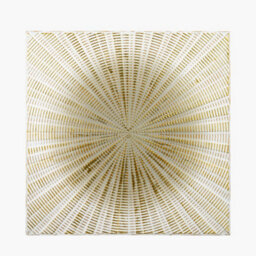 Pacific Lifestyle Light Grey And Gold Metal Starburst Wall Art - thumbnail 3