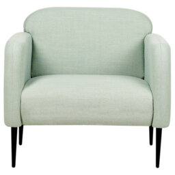 Beliani Armchair Stouby Linen Light Green - thumbnail 4