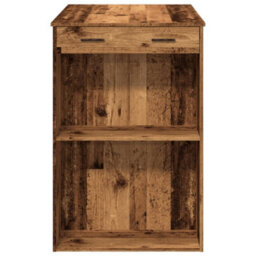 Berkfield Bar Table Old Wood 102X70X103.5 Cm Engineered Wood - thumbnail 6