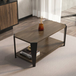 Decorotika Monaco Coffe Table Walnut Black - thumbnail 2