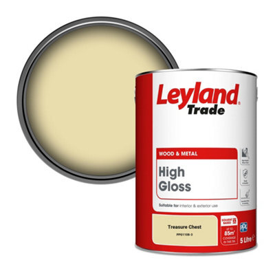 Leyland Trade Wood & Metal High Gloss Paint Treasure Chest (Ppg1108-3) 5L - image 1