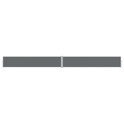 Vidaxl Retractable Side Awning Anthracite 117X1200 Cm - image 1