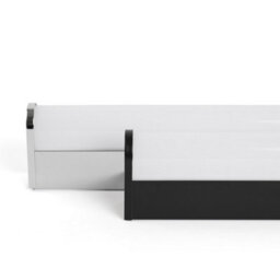 Luminosa Lighting Luminosa Tide 30Cm Bathroom Over Mirror Light Matt Black 3000K Ip44 - thumbnail 3