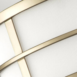 Luminosa Lighting Luminosa Fusion 3 Light Cylindrical Ceiling Light, Painted Natural Brass - thumbnail 5