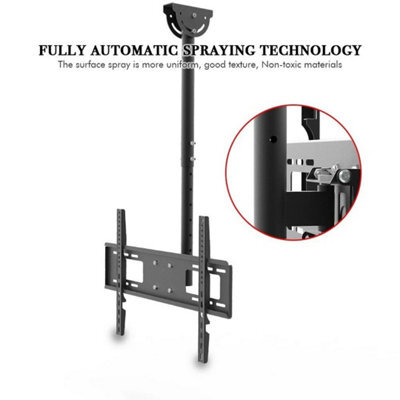 "Ceiling Mount Tv Wall Bracket Roof Rack Retractable Pole For 32""-70"" Flat Screen" - image 1