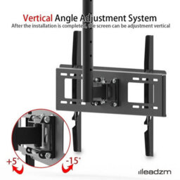 "Ceiling Mount Tv Wall Bracket Roof Rack Retractable Pole For 32""-70"" Flat Screen" - thumbnail 4