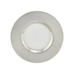 GoodHome Silver Mains-Powered Neutral White Led Round Decking Light - thumbnail 3
