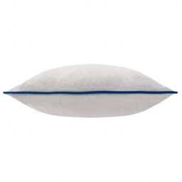 furn. Furn Meridian Velvet Feather Filled Cushion, Silver/navy, 45 X 45Cm - thumbnail 2