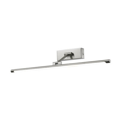 Luminosa Lighting Luminosa Modern Led Picture Lamp Satin Nickel, Warm White 3000K 700Lm