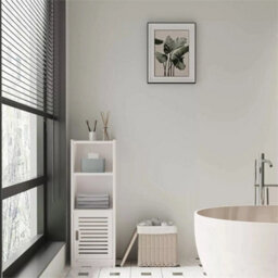 Bathroom Storage Cabinet 3 Tier Floor Cabinet Organizer - thumbnail 4