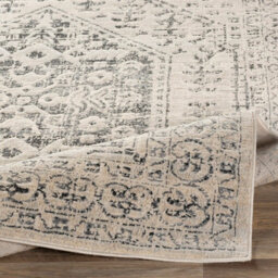 Livabliss City-Vintage Grey Beige Traditional Boho Living Dining Bedroom Rug 80 X 220 Cm Easy Care, Non Shedding - thumbnail 4