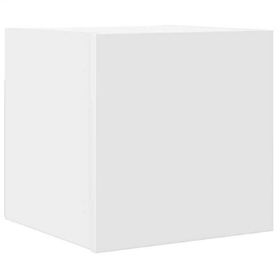 Berkfield Practical Wall Mounted Tv Cabinet White 30.5X30X30 Cm - image 1
