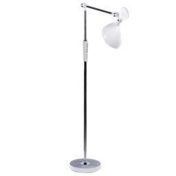 Beliani Floor Led Lamp 169 Cm White, Dimmable Dual Light Sources, Cct Tunable - thumbnail 5