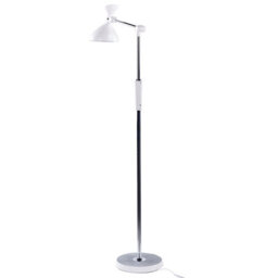 Beliani Floor Led Lamp 169 Cm White, Dimmable Dual Light Sources, Cct Tunable - thumbnail 6