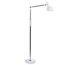 Beliani Floor Led Lamp 169 Cm White, Dimmable Dual Light Sources, Cct Tunable - thumbnail 2