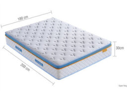 Sleepsoul Heaven 2000 Mattress - Medium Tension - Cool Gel Foam - Super King - thumbnail 8