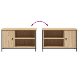 Berkfield Industrial Tv Cabinet Sonoma Oak 80X40X50 Cm Engineered Wood - thumbnail 9