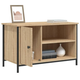 Berkfield Industrial Tv Cabinet Sonoma Oak 80X40X50 Cm Engineered Wood - thumbnail 4