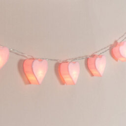 Valuelights Set Of 10 Kids Battery Powered Fairy String Lights With Hearts - thumbnail 3