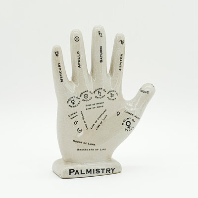Minster 12 Inches Palmistry Hand Ornament - L6 X W15 X H30 Cm - image 1