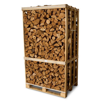 Large Kiln-Dried Crate Of Oak Logs - image 1