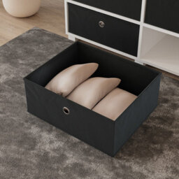 Urbn-Living Urbnliving - Black Tv Stand With 2 Drawers - thumbnail 3