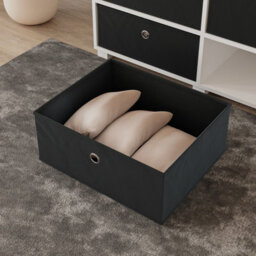 Urbn-Living Urbnliving - Black Tv Stand With 2 Drawers - thumbnail 4