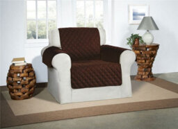 Brown Sofa Cover - 1 Seat Armchair - thumbnail 7