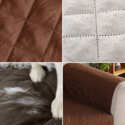 Brown Sofa Cover - 1 Seat Armchair - thumbnail 5
