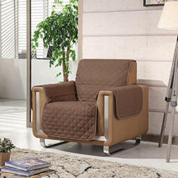Brown Sofa Cover - 1 Seat Armchair - thumbnail 1